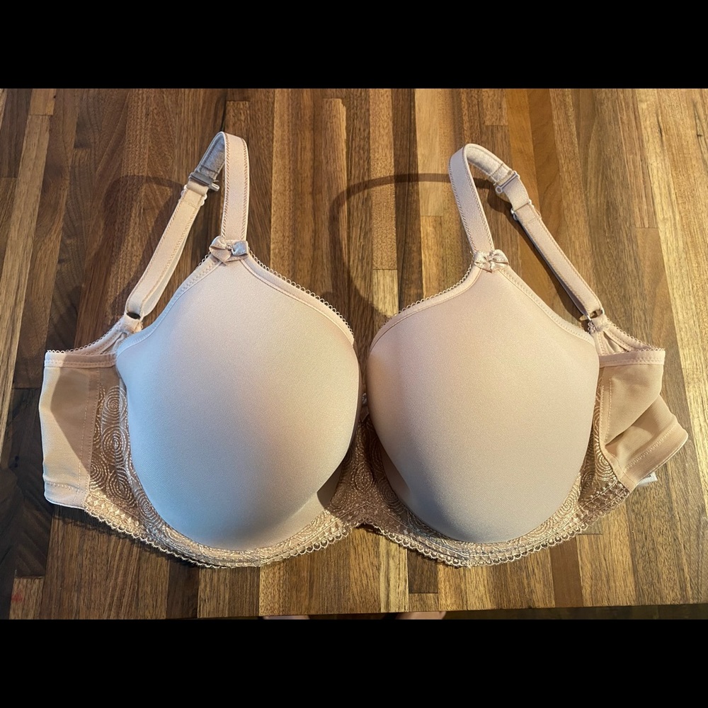 Panache Cari T-shirt bra, champagne, size 34FF